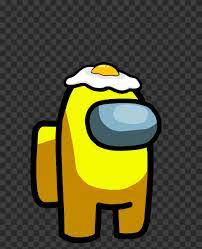 Hd Yellow Among Us Crewmate Character With Egg Png Character Game Character Png