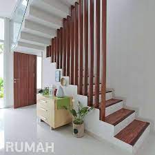 Pasang dinding parapet · 4. 35 Model Tangga Rumah Minimalis Modern Mewah