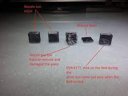 Calibration Cube For Adehesion Temperature By Italocjs 3d Printer Parts Cube Temperatures