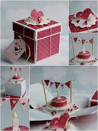 Handmade Creative Birthday Box For Boyfriend Torcik Z Sercem Exploding Box Card Birthday Cards Diy Diy Birthday Gifts