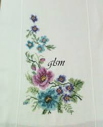 Kanavice Masa Ortusu Cross Stitch Tablecloth Kanavice Kanavice Tasarimlari Elde Nakis