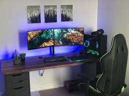 Ikea offers three variations of the linnmon top and none of them worked for the space i was designing. My Submission To The Ikea Alex Karlby Desk Club Custom Computer Desk Gamer Room Diy Ikea Computer Desk