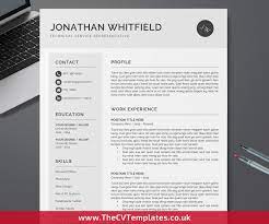 A job application highlights your interest and reason for applying for the job in a short and crisp manner. Professional Cv Template For Ms Word Modern Resume Template Curriculum Vitae Simple Cv Format 1 Page 2 Page 3 Page Resume Editable Resume For Job Application Instant Download Thecvtemplates Co Uk