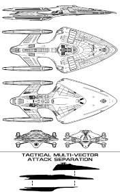 Official Schematics To The U S S Prometheus From The Voyager Episode Message In A Bottle It Was Taken From The Mysterious No Star Trek Ships Star Trek Trek