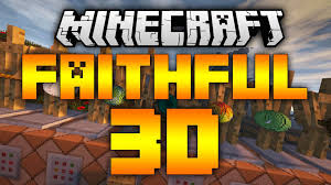The faithful resource pack is one of the most popular minecraft resourcepacks. Faithful 3d For Minecraft 1 16