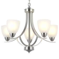 Usually ships within 2 to 3 weeks. Vinluz 5 Light Contemporary Chandeliers Brushed Nickel Modern Light Fixtures Ceiling Hanging Industrial Pendant Lighting For Foyer Bedroom Dining Room Bathroom Buy Online In Antigua And Barbuda At Antigua Desertcart Com Productid 72898367