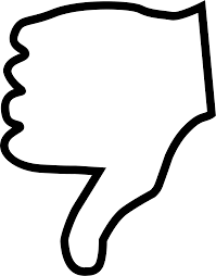 Thumbs Down By Savanaprice Thumbs Down Clip Art Roulette