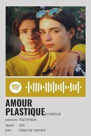 Amour Plastique By Videoclub Wallpapers De Musica Carteles Minimalistas De Peliculas Portadas De Musica