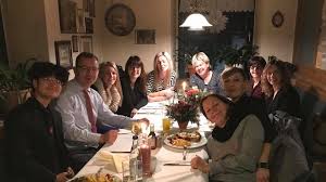 Sturm friseur Weihnachtsfeier mit...