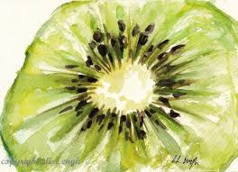Grow Creative Kiwis Anyone Beginning Watercolor Fruit Painting Fruits Drawing