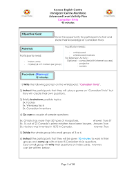 This page highlights places to go for answers to questions frequently asked by seniors. Canadian Trivia Immigrant Centre Manitoba Inc Manualzz