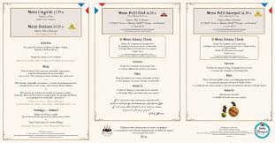 Menu Bistrot Chez Remy 2018 Disneyland Paris 1 Disneyland Hello Disneyland Disneyland Paris