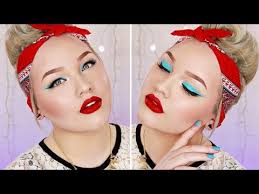 colorful pin up makeup tutorial you