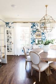 The dining room is that place in your home where you spend quality family time. 9 Stunning Dining Room Decor Ideas To Steal From Studio Mcgee Dining Room Wallpaper Wallpaper Dining Room Farmhouse Dining Room