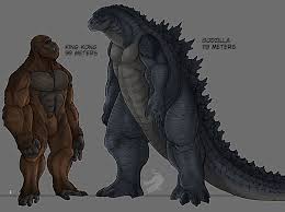 Kong will put the classic movie monsters in a no holds barred brawl, but there is the tiny issue of kong being, well, tiny compared to godzilla. King Kong And Godzilla Sizes Prediction By Https Www Deviantart Com Austroraptorcabazai On Deviantart King Kong Vs Godzilla Godzilla Kong Godzilla