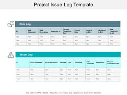 Additionally, creating a register using a project management issue log template will allow a project manager to visualize the problems at a glance to ensure the . Project Issue Log Template Ppt Powerpoint Presentation Icon Influencers Powerpoint Templates