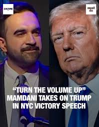 New York just made history, and drew battle lines. After winning the  mayor's race, Zohran Mamdani didn't wait to test the waters. He went  straight for the jugular, telling Trump to “turn