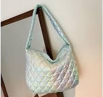 Amazon.com: HACODAN Bolso de mano acolchado de nube para mujer, bolso de  mensajero acolchado de plumón, bolsa de hombro acolchada, Azul : Ropa, ...