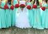 Turquoise And Red Wedding