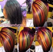 Taste The Rainbow 10 Women Who Dare To Explore The Art Of Multi Color Dye Jobs Black Hair Information Hair Styles Natural Hair Styles Dyed Natural Hair