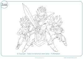 Free coloring pages of kids heroes. Dibujos Para Colorear E Imprimir De Dragon Ball Super Novocom Top