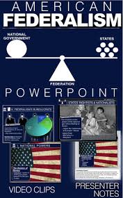 Federalism Powerpoint W Video Clips Presenter Notes Covers The Federalist System For Go Teaching Psychology American History Lesson Plans Teaching Government