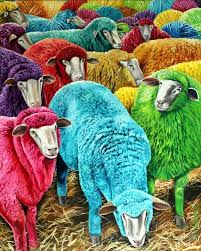 Osterlammer Gemalde Original Gemalde Kreativ