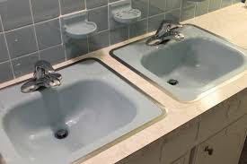 how to repair a porcelain sink