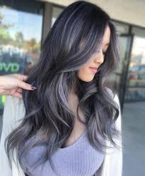 60 Shades Of Grey Silver And White Highlights For Eternal Youth Brown Hair With Silver Highlights Silver Hair Color Brown Hair Balayage