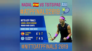 02:30 pm gmt november 15, 2019. Rafael Nadal Stefanos Tsitsipas Nitto Atp Finals 2019 Round Robin Match Atp Rank No 1 Rafa Youtube
