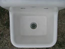 vintage industrial apron utility sink