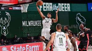 We acknowledge that ads are annoying so that's why we try to keep our page clean of them. Bucks Vs Heat Score Takeaways Giannis Antetokounmpo Leads Comeback Win To Clinch No 1 Seed In East Cbssports Com