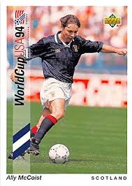 Ally mccoist was born on september 24, 1962 in bellshill, scotland as alistair murdoch mccoist. Ally Mccoist Trading Card Soccer Football Scotland 1993 Upper Deck World Cup 92 At Amazon S Sports Collectibles Store