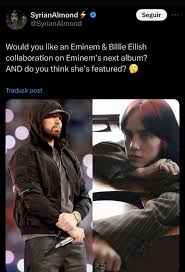 I dont know her music but she seems like a cool and very talented girl and  it would be interesting besides having already shown affection for Eminem.  Thoughts? : rEminem