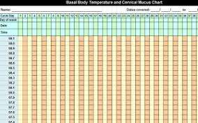 Basal Body Temperature Chart Basal Body Thermometer