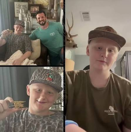 🚨WOW: U.S. Senate candidate for Alabama Jared Hudson gives Will Roberts,  who is battling stage 4 cancer, his Navy SEAL Trident. “In the Teams we  say: earn your trident every day. After