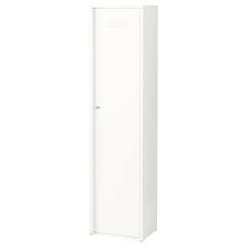 Un placard est soit acroché au mur soit encastré dans le mur. Ivar Armoire 1 Porte Blanc Ikea