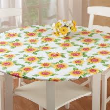 Yipugarden round fitted vinyl tablecloth with. Fitted Elastic Vinyl Table Cover Collections Etc