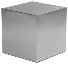 Creating this design yourself will be totally satisfying because we absolutely love this storage cube end table from crafts unleashed! Cube End Table In Brushed Steel Contemporary Side Tables And End Tables By Modern Selections Houzz