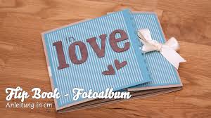 Flip Book Fotoalbum Selber Basteln Diy Mini Album Mini Album Tutorial Mini Albums