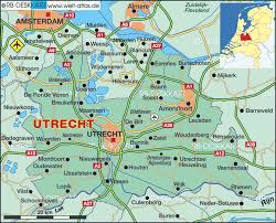 Südholland ist die bevölkerungsreichste provinz der niederlande und die am dichtesten besiedelte region der welt. Karte Von Utrecht Provinz Bundesland Provinz In Niederlande Welt Atlas De