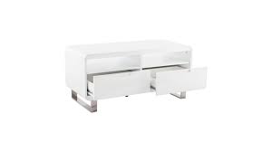 Bonnes affaires meuble a tiroir ! Meuble Tele Blanc Laque Design 1 Metre Paris