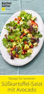 Susskartoffel Avocado Salat Rezept Susskartoffel Salat Avocado Salat Susskartoffel
