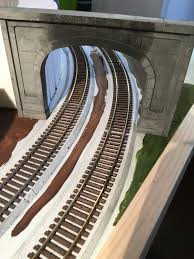 Weathered And Smoked The Tunnel Portals Model Trains Layout Train
