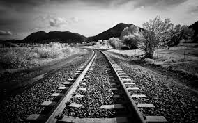 Black And White Backround Railroad Track Background Google Search Black And White Photography Black And White Background