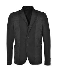 Yes Zee By Essenza Mens Long Sleeve Jacket Grey Dark Grey