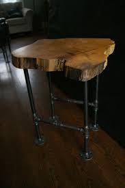 Natural Edge Elm End Table Live Edge End Table Slab Wood Etsy Wood Table Rustic Live Edge Coffee Table Living Table