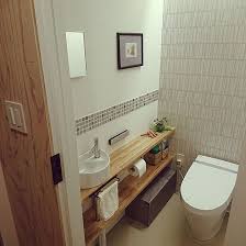 バス トイレ 平屋 田舎暮らし 北海道の冬 lixil などのインテリア実例 2018 03 29 20 46 31 roomclip ルームクリップ 名古屋モザイク タイル インテリア トイレのデザイン