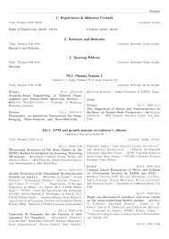 1: Registration & Welcome Cocktail 2: Entrance and Welcome 3: Opening  Address PL1: Plenary Session 1 SO-1: STM and growth pr