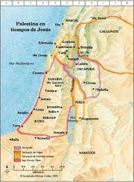 Mapa interactivo detalladamente con los jueces y tribus de israel, fichas de personajes, tribus, distritos, ciudades, lugares, sucesos etc. Palestina En Tiempos De Jesus Biblia De Jesus Biblicos